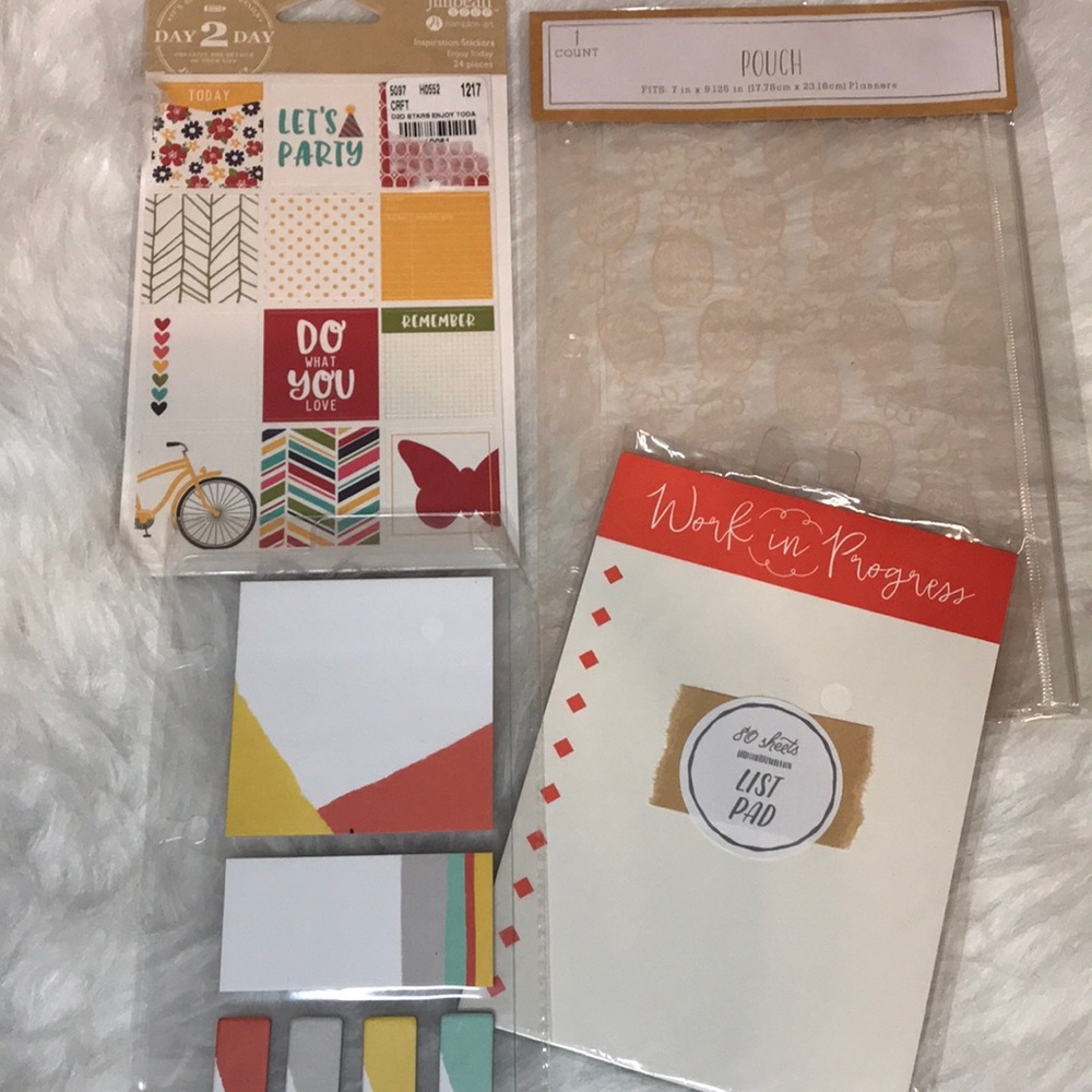 Orange yellow stationery bundle 💛🧡